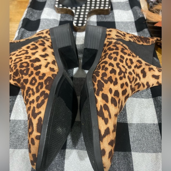 🔥Mylu Leopard Print Booties 8, Brown Boots, Mylu Boots - Picture 4 of 7
